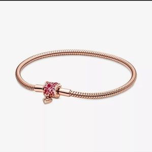NEW Pandora Crystal Heart Bracelet